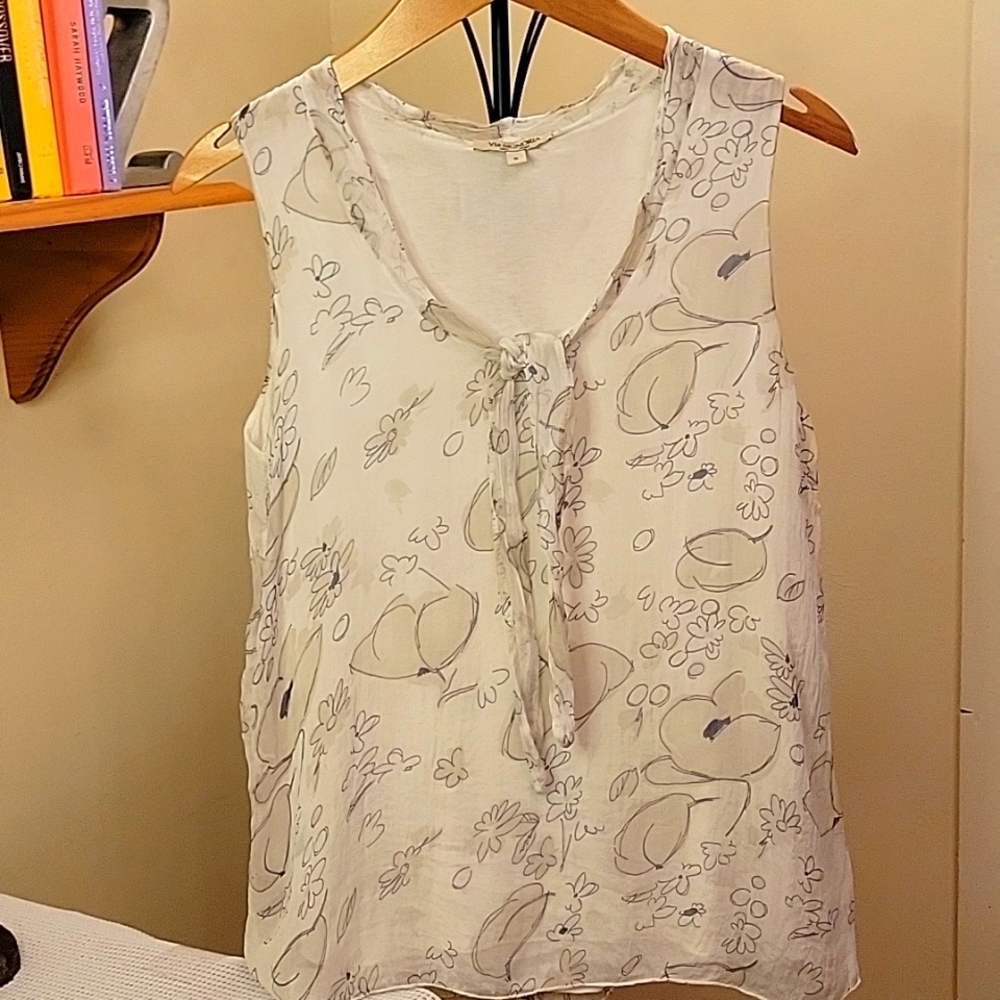 Via Signoria Silk Blouse